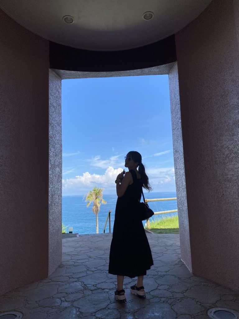 休日に訪れた熊本県内の絶景スポットの風景
